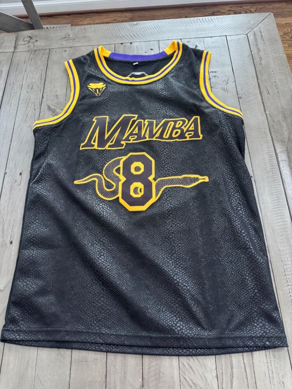 Kobe Bryant #8 Black Mamba #24 Jersey Size Small